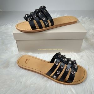 New in Box Marc Fisher Pava Studded Flat Sandal